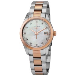 Conquest Classic Quartz Diamond Ladies Watch L2.386.3.87.7