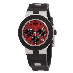 Aluminium Chronograph Automatic Red Dial Men's Watch 103701