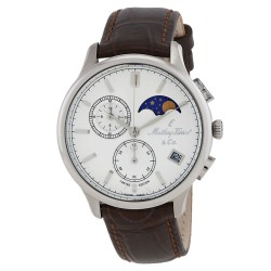 Edmond G10 Chronograph Quartz White Dial Men's Watch H1886RCHAI