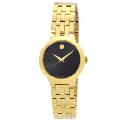 Veturi Quartz Black Dial Ladies Watch 0608046