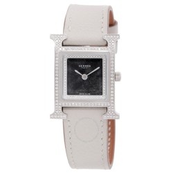 Heure H Quartz Diamond Black Dial Ladies Watch 053844WW00
