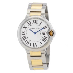 Pre-owned Cartier Ballon Bleu de Cartier Midsize Watch W69008Z3