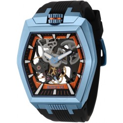 Akula Hand Wind Black Dial Men's Watch 44021