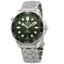 Seamaster Diver Automatic Chronometer Green Dial Men's Watch 210.30.42.20.10.001