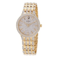 Phantom Crystal Pave Dial Ladies Watch 98L263