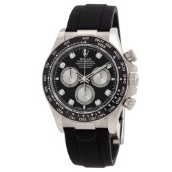 Daytona Chronograph Automatic Diamond Black Dial Men's Watch 126519LN-0004