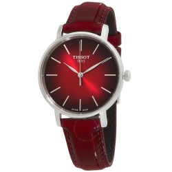 Everytime Lady Quartz Graded Pink-Black Dial Ladies Watch T1432101733100