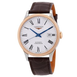 Record Automatic White Dial Men's Watch L2.821.5.11.2