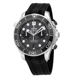 Seamaster 300 Master Co-Axial Chronograph Automatic Chronometer Black Dial Men's Watch 210.32.44.51.01.001