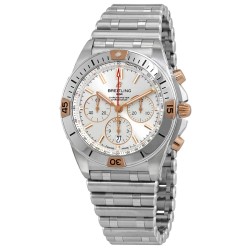 Chronomat B01 Chronograph Automatic Silver Dial Men's Watch IB0134101G1A1