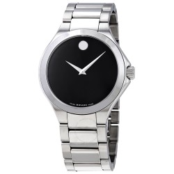 Defio Black Dial Stainless Steel Men's Watch 0607310