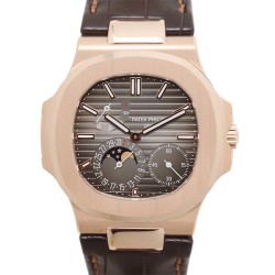 Pre-owned Patek Philippe Nautilus Black Dial Men's Watch 6006G