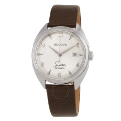 Fly Me To The Moon Automatic Crystal Silver Dial Ladies Watch 96B347