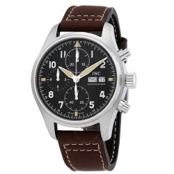 Pilot Spitfire Chronograph Automatic Black Dial Men's Watch IW387903