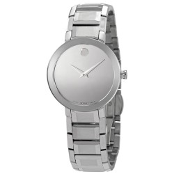 Sapphire Quartz Silver Mirror Dial Ladies Watch 0607547