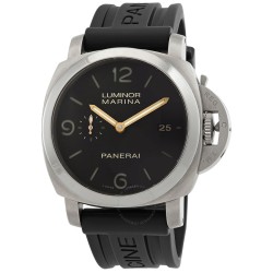 Pre-owned Panerai Luminor Automatic Black Dial Men's Watch PAM00351