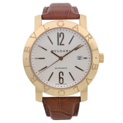 Pre-owned Bvlgari Bvlgari Automatic White Dial Men's Watch BB33GL
