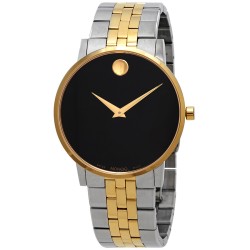 Museum Classic Black Dial Two-tone Men's Watch 0607200