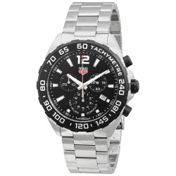 Open Box - Tag Heuer Formula 1 Chronograph Black Dial Men's Watch CAZ1010.BA0842