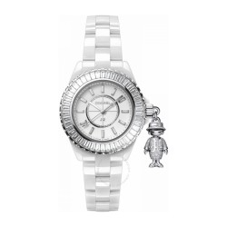 J12 Acte II Quartz Diamond White Dial Ladies Watch H6501