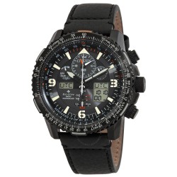 Quartz Analog-Digital Black Dial Watch JY8085-14H