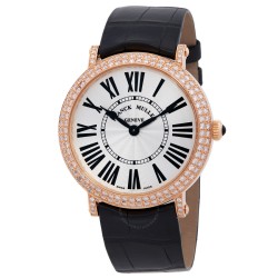 Infinity Quartz Diamond White Dial Men's Watch 8041-QZDR5N