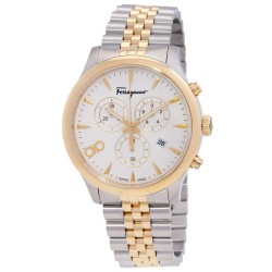 Duo Chronograph Quartz White Dial Men's Watch SFEZ01424