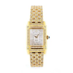 Pre-owned Jaeger LeCoultre Reverso Hand Wind Diamond Ladies Watch 267.1.86