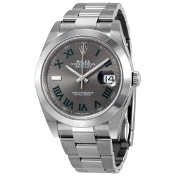 Pre-owned Rolex Datejust 41 Salte Dial Automatic Men's Oyster Watch 126300GYRO