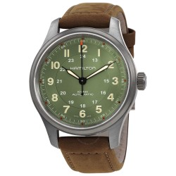 Khaki Field Automatic Green Dial Men's Watch H70545560