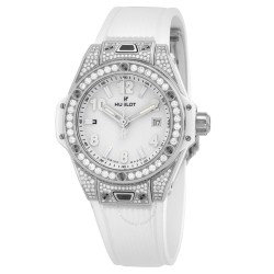 Big Bang Automatic Diamond White Dial Ladies Watch 485.SE.2010.RW.1604