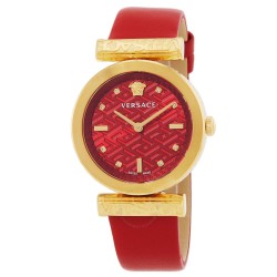 Regalia Quartz Crystal Red Dial Ladies Watch VE6J00423