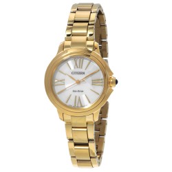 L Ceci Eco-Drive White Dial Ladies Watch EM1162-52A