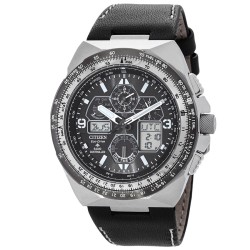 Promaster Skyhawk A-T Chronograph Black Dial Men's Watch JY8149-05E