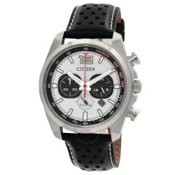 Eco-Drive Chronograph White Dial Men's Watch CA4640-09A