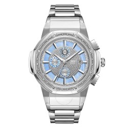 Saxon Quartz Blue Dial Unisex Watch JB-6101-M