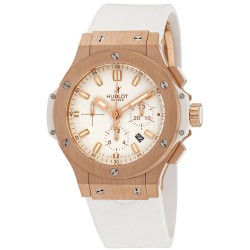 Pre-owned Hublot Big Bang Chronograph White Dial Men's Watch 301.PE.2180.RW