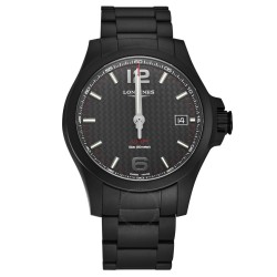 Conquest Quartz Black Dial Men's Watch L3.728.2.66.6