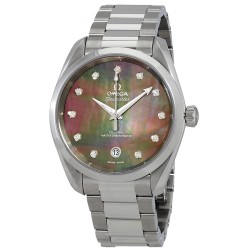 Seamaster Aqua Terra Automatic Chronometer Diamond Ladies Watch 220.10.38.20.57.001