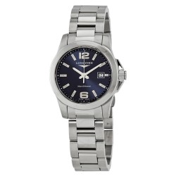 Conquest Sunray Blue Dial Ladies Watch L3.376.4.96.6