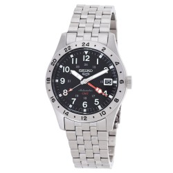5 Sports GMT Automatic Black Dial Men's Watch SSK023K1