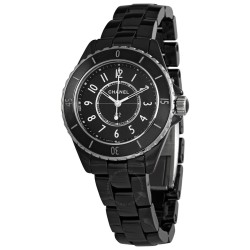 J12 Quartz Black Dial Ladies Watch H5695