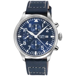 Vaughn Chronograph Automatic ETA 7750 Blue Dial Men's Watch 47101-1