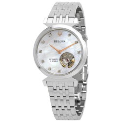 Regatta Automatic Diamond White Mother of Pearl Dial Ladies Watch 96P222