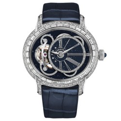 Millenary Tourbillon Blue Aventurine Dial Men's Hand Wind Diamond Watch 26381BC.ZZ.D312CR.01