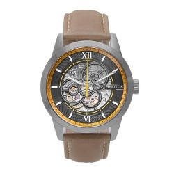 Jonas Black Dial Tan Leather Men's Watch HERHR9505