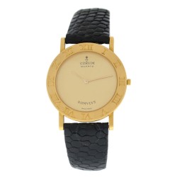 Pre-owned Corum ROMVLVS Quartz Gold Dial Men's Watch 50.501.56