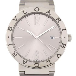 Pre-owned Bvlgari Bvlgari Bvlgari Automatic Silver Dial Men's Watch 103652