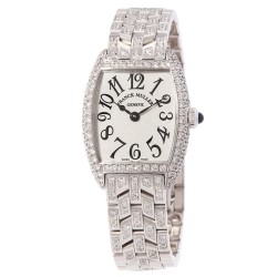 Cintree Curvex Quartz Diamond Silver Dial Watch 2250 QZ D OG