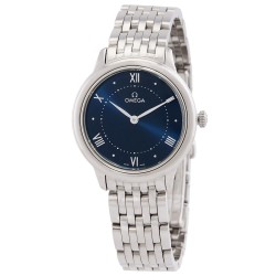 De Ville Quartz Diamond Blue Dial Ladies Watch 434.10.30.60.03.001